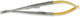 Castroviejo Nadelhalter Goldene Griff 14cm Gebogene Medizinische & Chirurgische Pinzetten