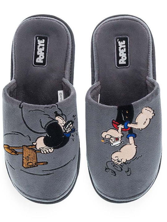 Parex Popeye 10132078 Men's Slipper Gray