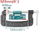Total Professional Carpenter Clamp Type G 5" Tht13151
