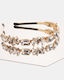 White Hair Headband Stones White