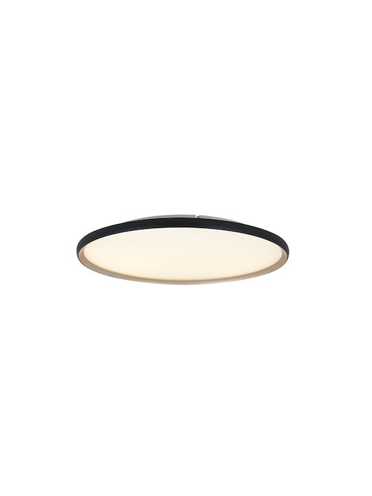 Zambelis Lights Ceiling Mount Light Black with Integrated LED