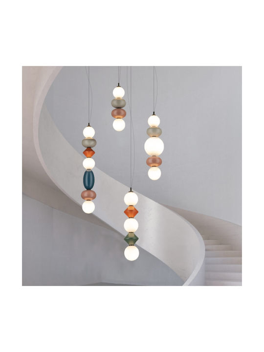 Zambelis Lights Κρεμαστό Φωτιστικό LED 20x20εκ.