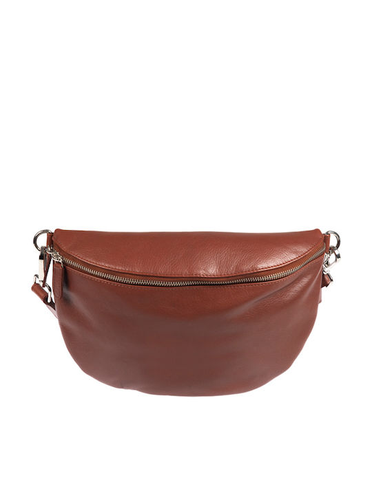 Fetiche Leather Δερμάτινη Γυναικεία Τσάντα Χιασ...