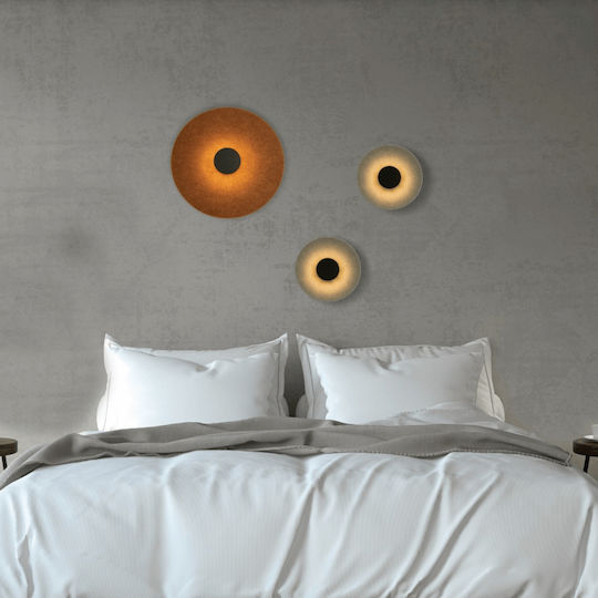 Zambelis Lights Lamp Wall with Integrated LED Gray