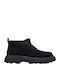 Leather Black Men's Boots