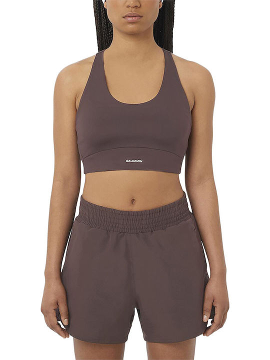 Women's Sports Bra without Padding Brown