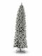 Weihnachtsbaum Schlank Beschneit 180cm