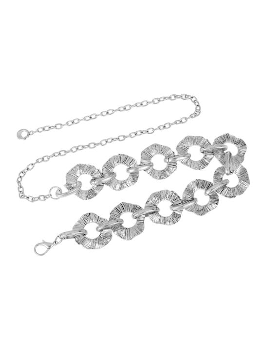 Women's Chain Silver Belt