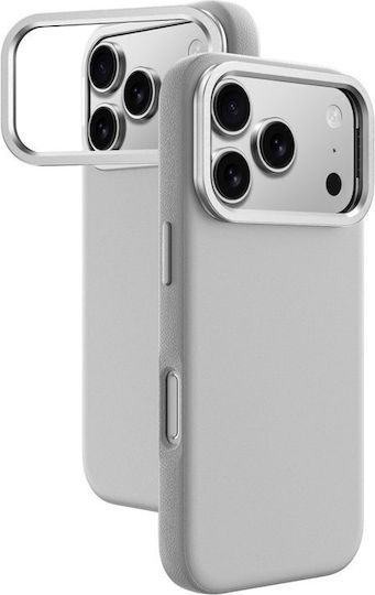 AmazingThing Glamour Back Cover Δερμάτινο / Δερματίνης Γκρι (iPhone 17 Pro Max)