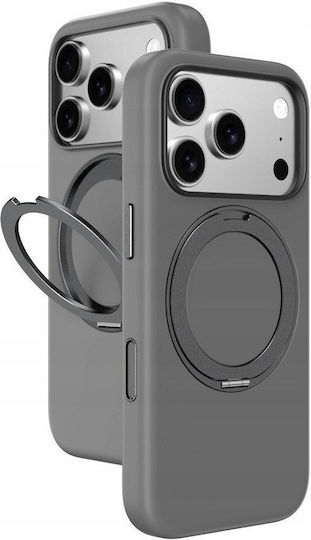 AmazingThing Cloudie Silicone 360 Full Cover Grey for iPhone 18 / 17 Pro