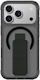 AmazingThing Titan Pro Holder Back Cover Leather Black (iPhone 17 Pro)