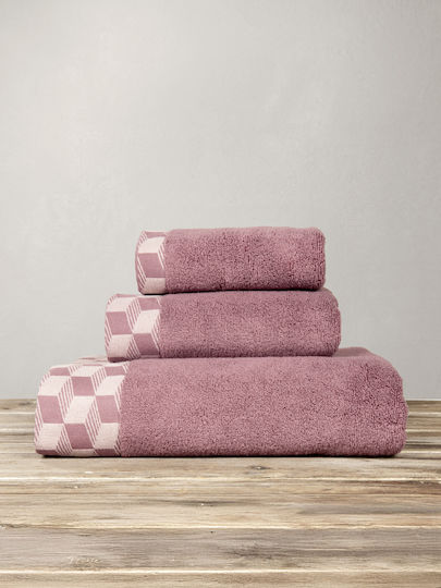 Nima Πετσέτα Χεριών 40x60εκ. Apple Pink Βάρους 600gr/m²