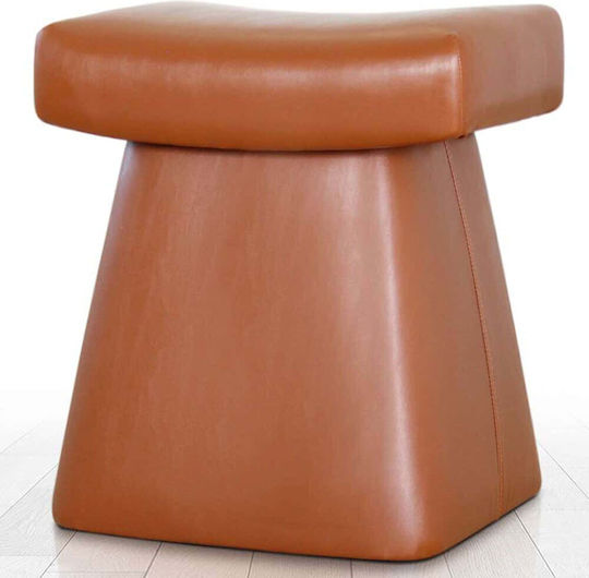 Scaune Camera de zi Tapițat cu Piele Ecologică Dambert Tan 50x38x48buc