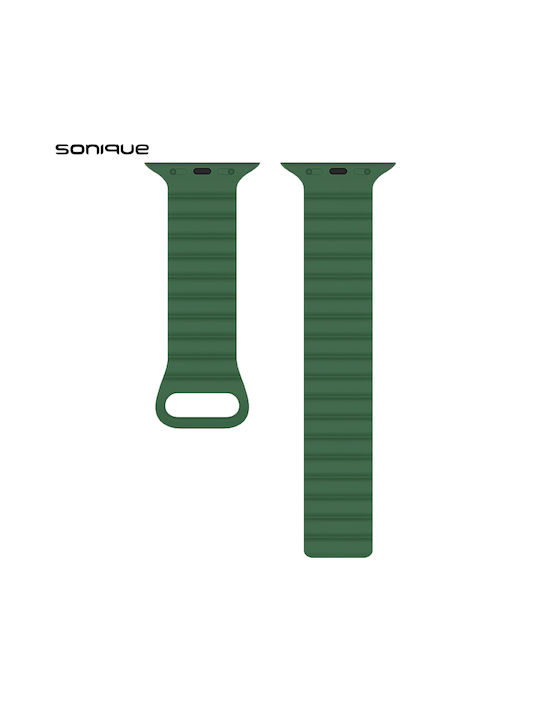 Sonique Wavy Armband Silikon Grün (Apple Watch ...