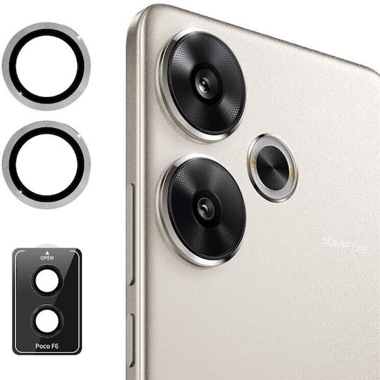Enkay Camera Protection Tempered Glass Silver for the Xiaomi Poco F6 5G