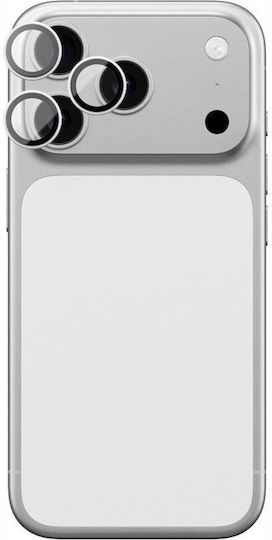 AmazingThing Προστασία Κάμερας Μεμβράνη Ασημί για το iPhone 17 Pro, iPhone 17 Pro Max