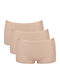 Βαμβακερά Women's Boxer 3Pack Beige