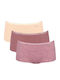 Βαμβακερά Women's Boxer 3Pack Beige