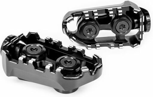 Gilles Picior de picior Μοτοσυκλέτας în Culoare Black RGK-510-UF35-SET-B