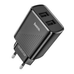 Hoco Φορτιστής Χωρίς Καλώδιο με 2 Θύρες USB-A P...
