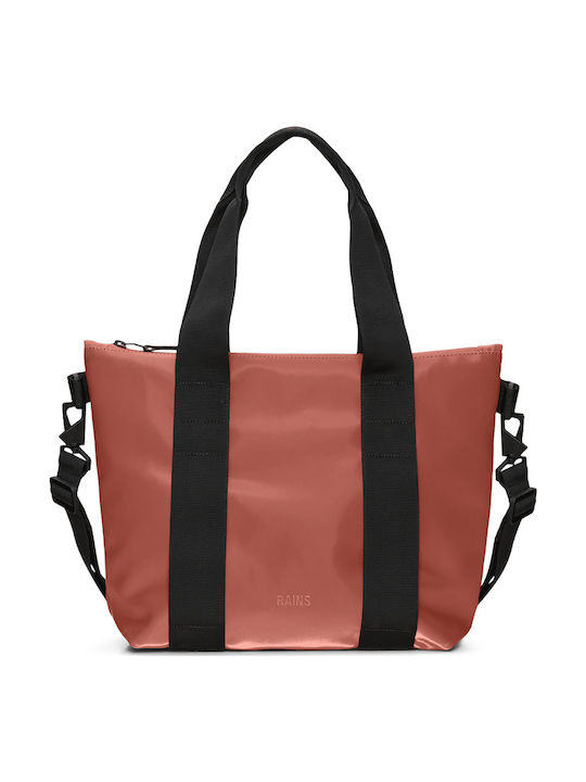Rains Micro Damen Handtasche Tote Handtasche Rote