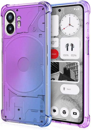 Husă Gradient Dropproof Nothing Phone 2 5G Violet Albastru