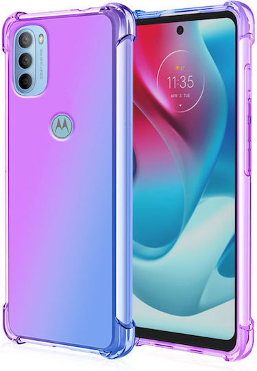 Gradient Dropproof Case Motorola Moto G31 G41 Purple Blue