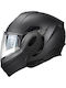 Kappa Moto KV55 Basic Matt Black Motorcycle Helmet Flip-Up ECE 22.06 1700gr