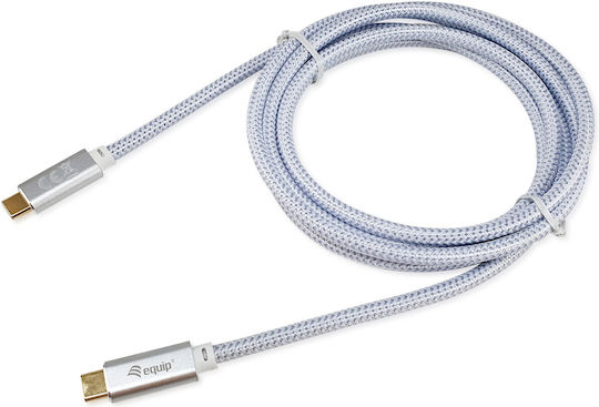 Equip USB 3.2 Video Cable USB-C male - USB-C 100W PD Λευκό 3m 128360