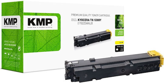 KMP Compatible Toner for Laser Printer Kyocera TK-5380Y Yellow