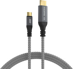 EFB Geflochten HDMI-Stecker - USB-C-Stecker 1.8m Schwarz EFB Geflochten HDMI-Stecker - USB-C-Stecker 1.8m Schwarz