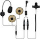Retevis Motorcycle Intercom Spare Parts Headphone Microphone Helmet 2pin Ptt Finger