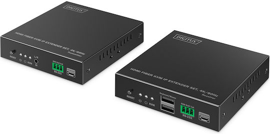 Hdmi Extender Digitus Set Fiber 4k/60hz Schwarz