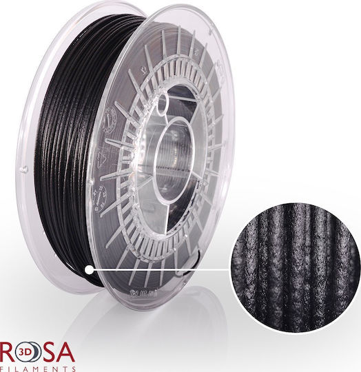 Rosa3D 3D Printer Filament 1.75mm Μαύρο 1τμχ (Spool)