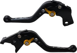 Set Brems-/Kupplungshebel für Motorräder Einstellbar für Suzuki V-Strom 650 32186