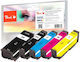 Peach Πακέτο Συμβατών Μελανιών Εκτυπωτή InkJet Epson No.33XL T3357 530 Σελίδων 15ml Μαύρο 1τμχ