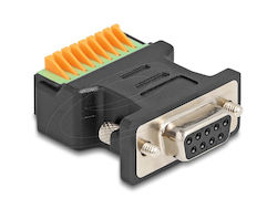 Serial Adapter Delock D-sub 9 Pin to Terminal Block Push Button Serial Adapter Delock D-sub 9 Pin to Terminal Block Push Button