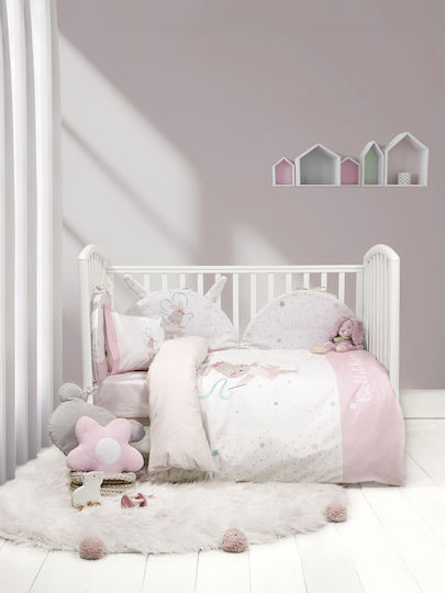 Nima Bunny Бебешка кувертюра Памук Многоцветен 100x140см
