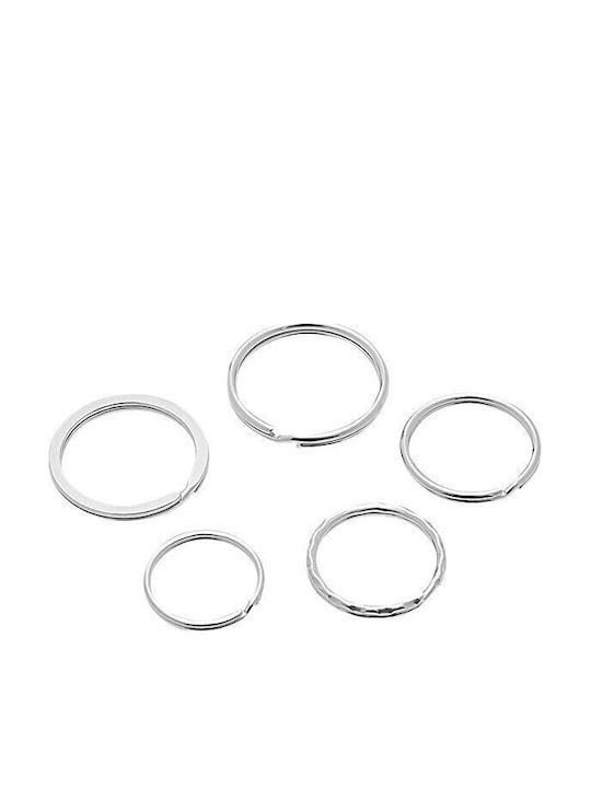 Breloc Wedo Metalic Set De 15 Bucăți Inele Pentru Chei