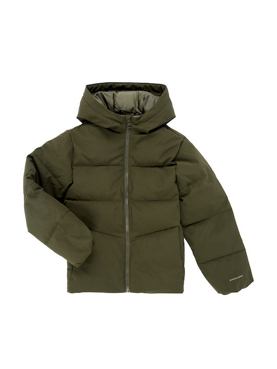 Jack & Jones Детско Ватирано Яке с Качулка Каки...