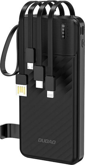 Dudao K11 Power Bank 10000mAh 10W with USB-A Port Black