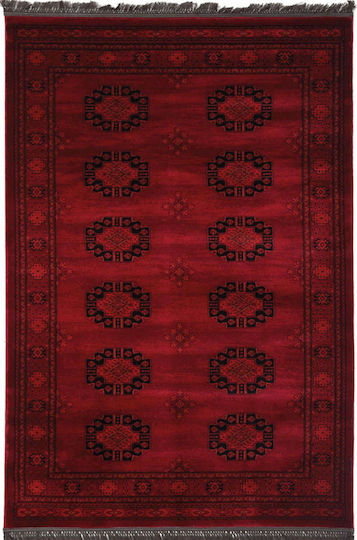 Royal Carpet Afgan 6871 Χειροποίητο με Κρόσια 200x250cm Μπορντό