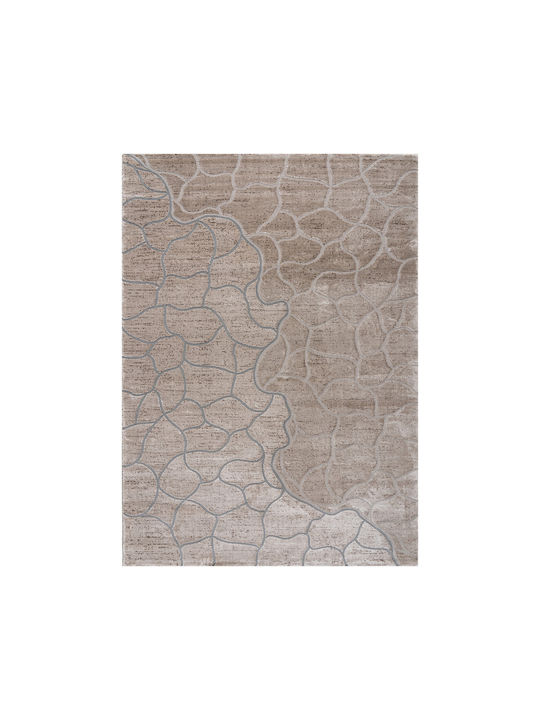 Beauty Home Χαλί Ορθογώνιο Μπεζ, Γκρι 133x190cm