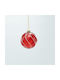 Hängendes Kugel Ornament Ornament Glas Rot 8cm Set 4Stück