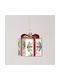 Hanging Ornament Gift White 7.2x8.5cm