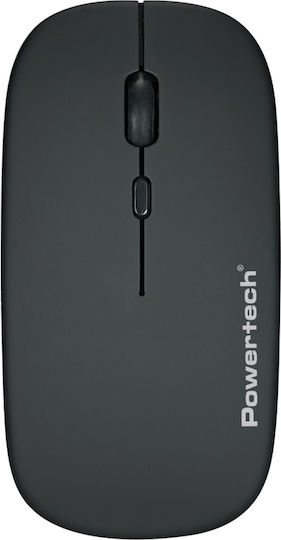 Powertech PT-1381 Безжичен Ергономичен Bluetooth Мишка Черен