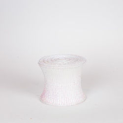 Ribbon Spiral White Feathered 500x12cm Eurolamp...