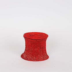 Ribbon Spiral Red Feathered 500x12cm Eurolamp 6...