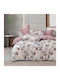 Beauty Home Bettdecken-Set Großes Doppelbett 220x240cm Art 12286 Amethyst 3Stück