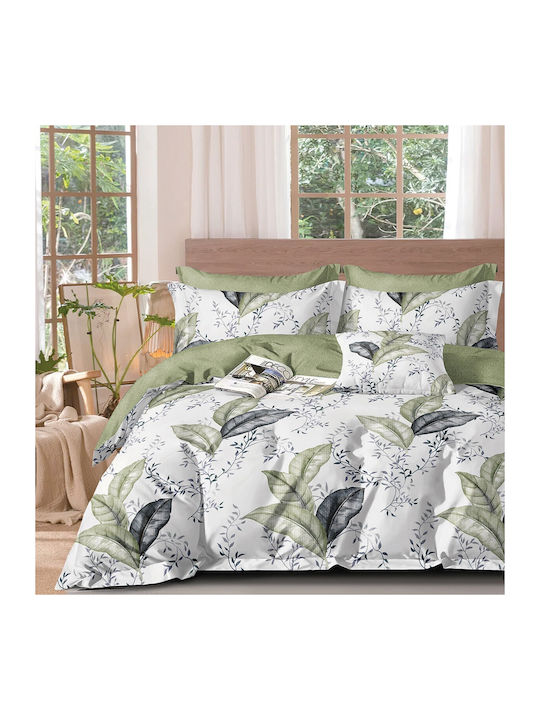 Beauty Home Сет с Калъфки За Възглавници Завивка За Двойно Легло 220x240см Ладис 12277ПМУД 3 Бройки